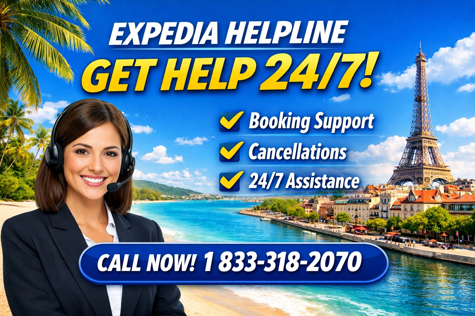 Official {Expedia} Customer Service Phone Number Via Emails, Calls & Chat Guide @Expedia
